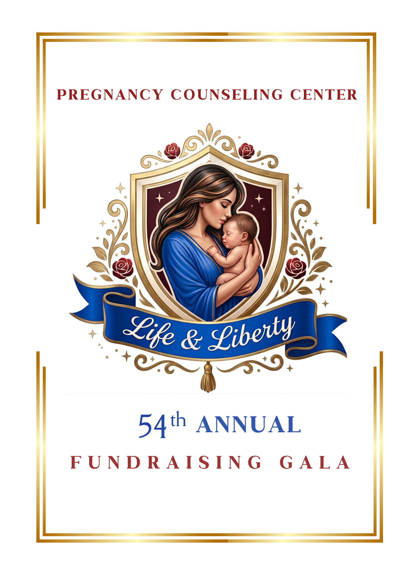 2026 Gala invitation, front